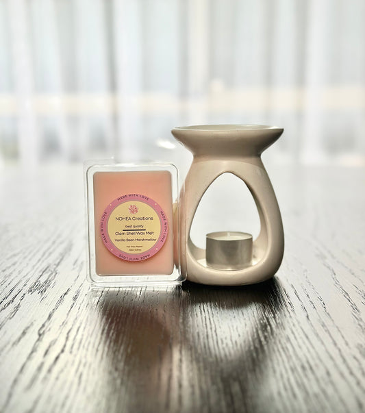 Vanilla Bean Marshmallow Clam Shell Wax Melt